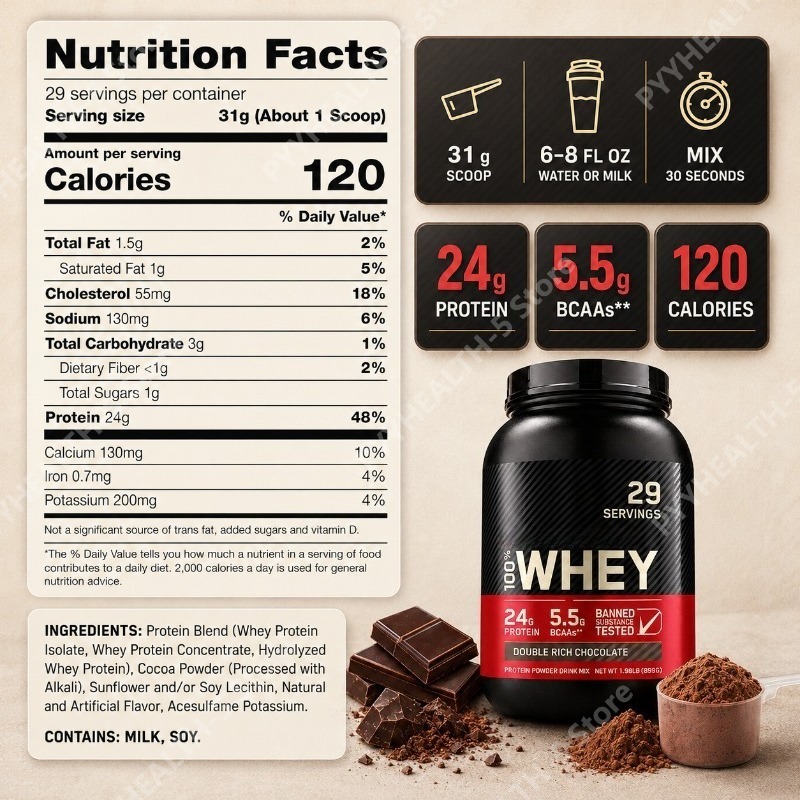 Whey Protein Powder Double Ric - огляд і ціна Fitness Nutrition Protein