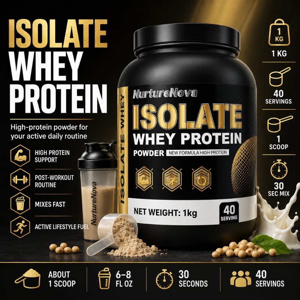 NurtureNova Isolate Whey Prote - огляд і ціна Fitness Nutrition Protein