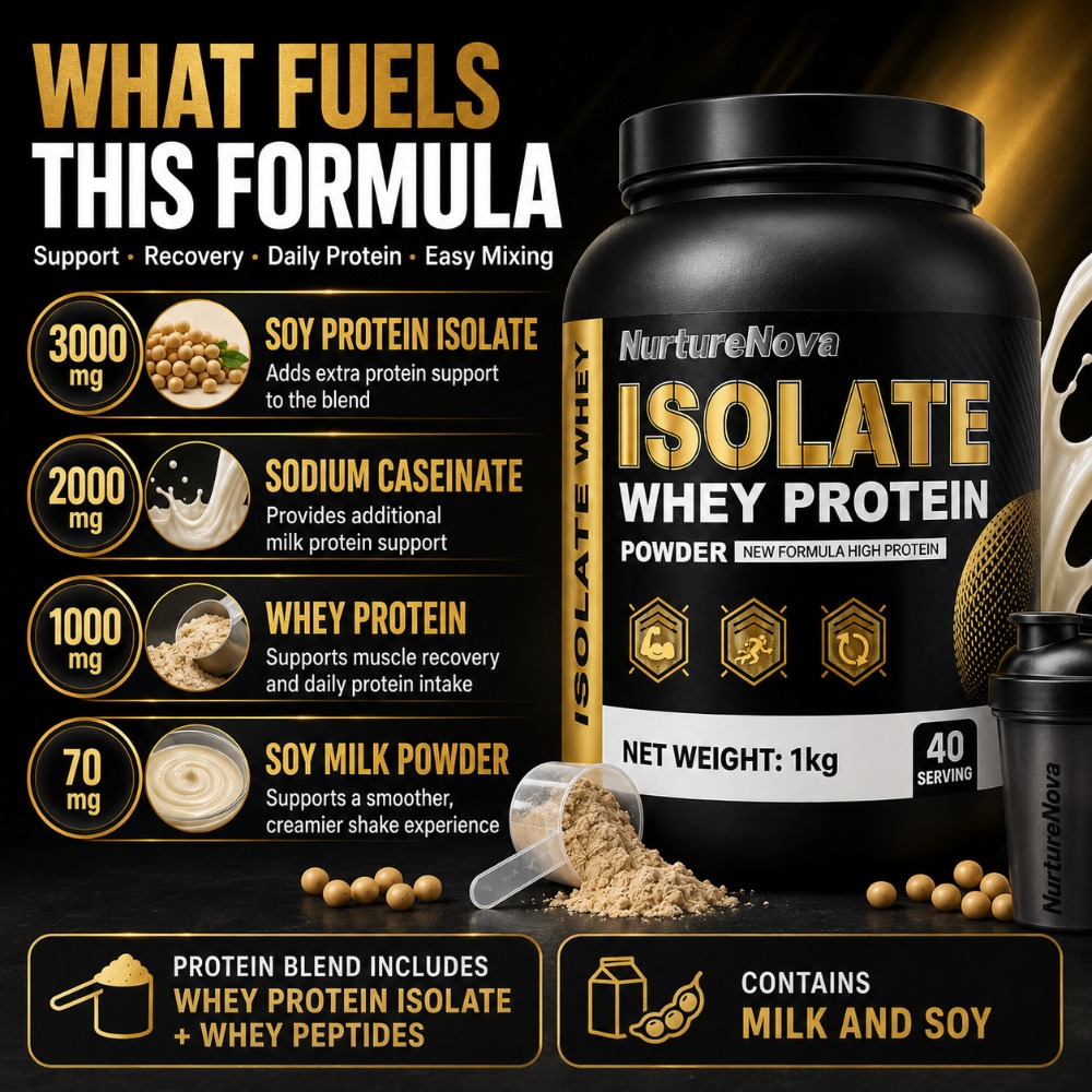 NurtureNova Isolate Whey Prote - огляд і ціна Fitness Nutrition Protein