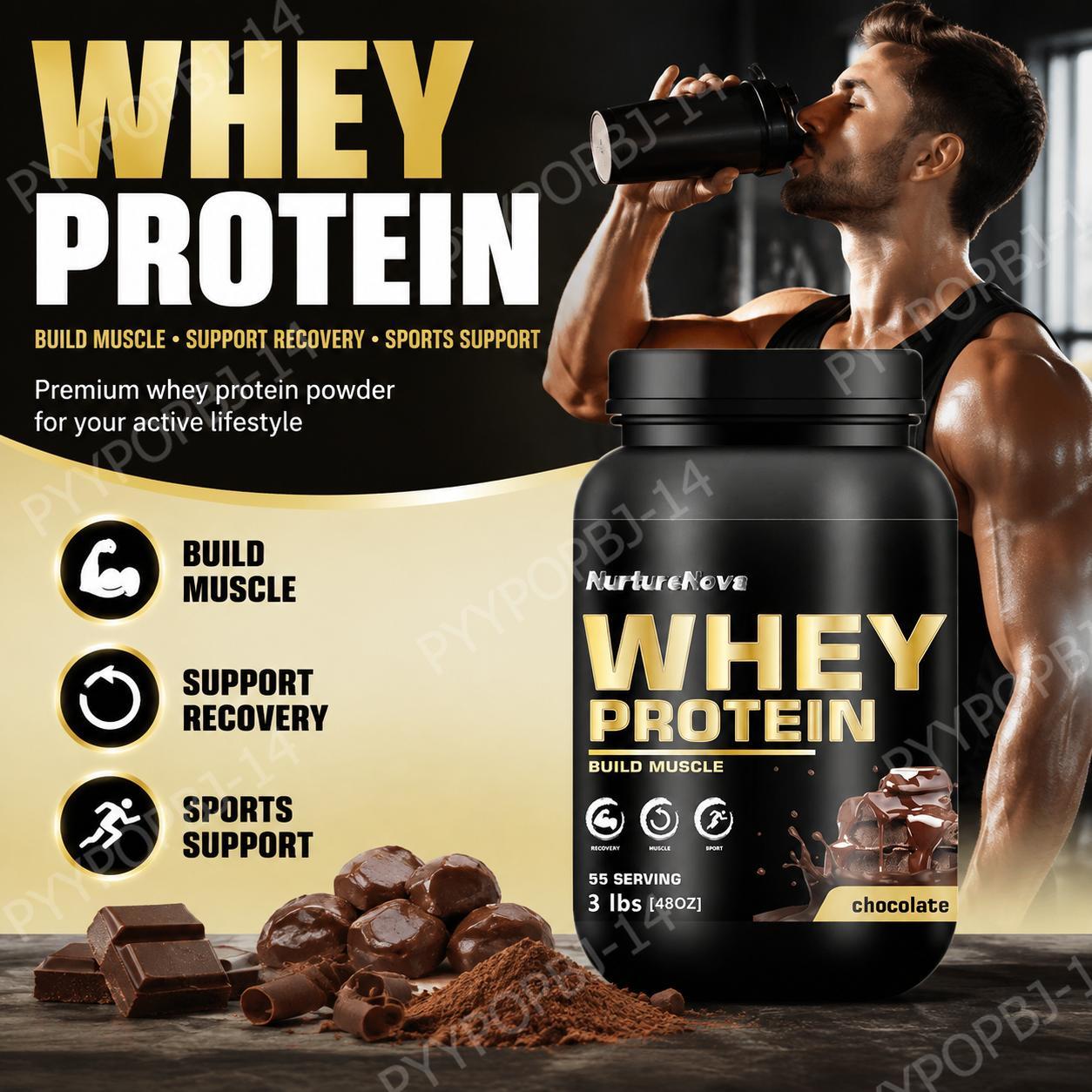 NurtureNova Chocolate Whey Pro - огляд і ціна Fitness Nutrition Protein