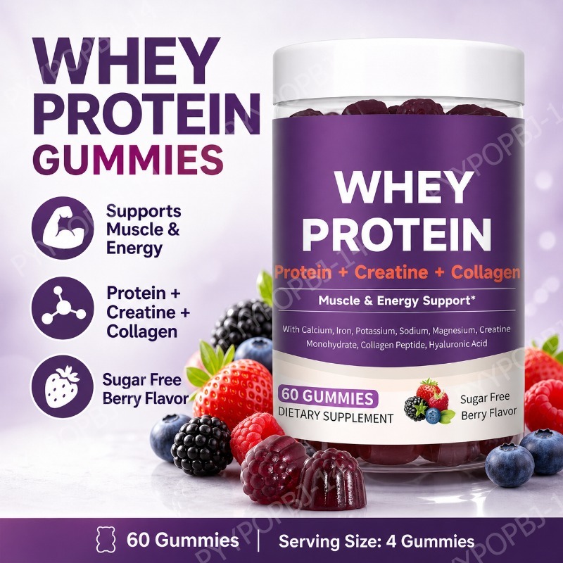 Protein Gummies with Whey Crea - огляд і ціна Fitness Nutrition Protein