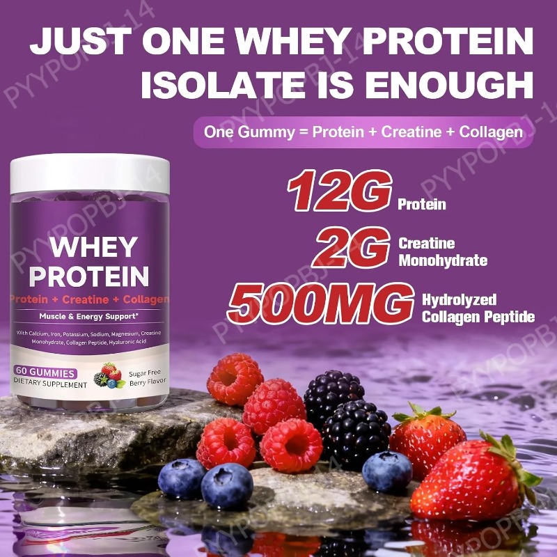Protein Gummies with Whey Crea - огляд і ціна Fitness Nutrition Protein